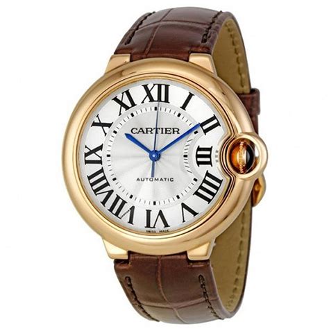 leather cartier watch women